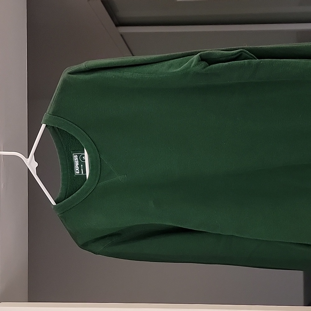 Green sweatshirt from Express